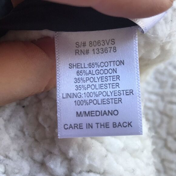 Love Tree Buffalo plaid Sherpa lined vest - Picture 7 of 7